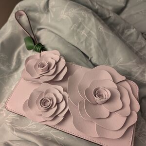 NWT Kate Spade Floral Pink Women's Clutch